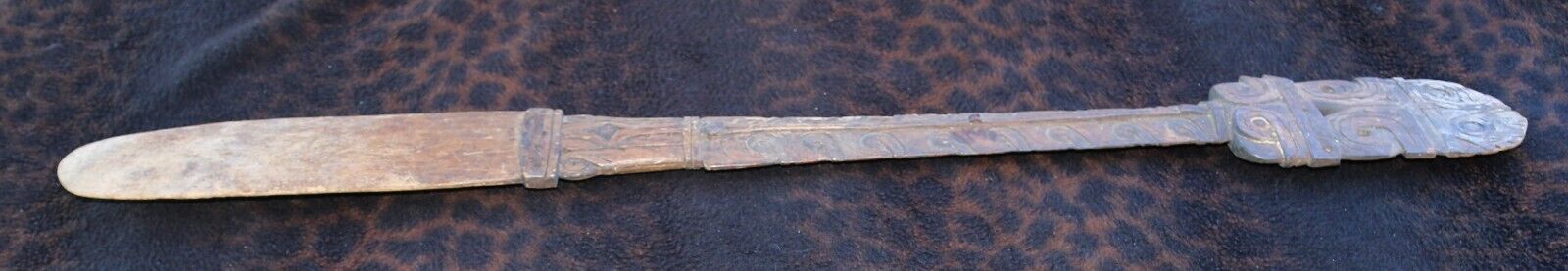 A Rare Old or Antique Massim (PNG) l Lime Spatula 35 1/2\