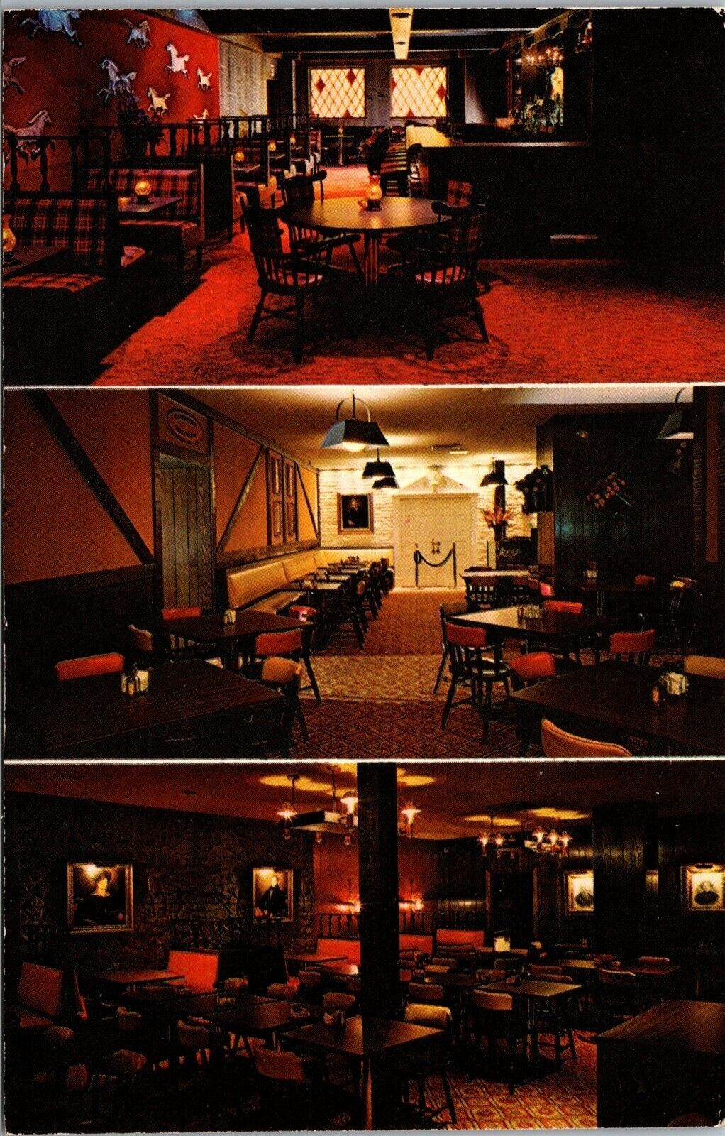 Vtg Nashua NH The Modern Hotel Restaurant Dining Rooms Heritage Revere Postcard