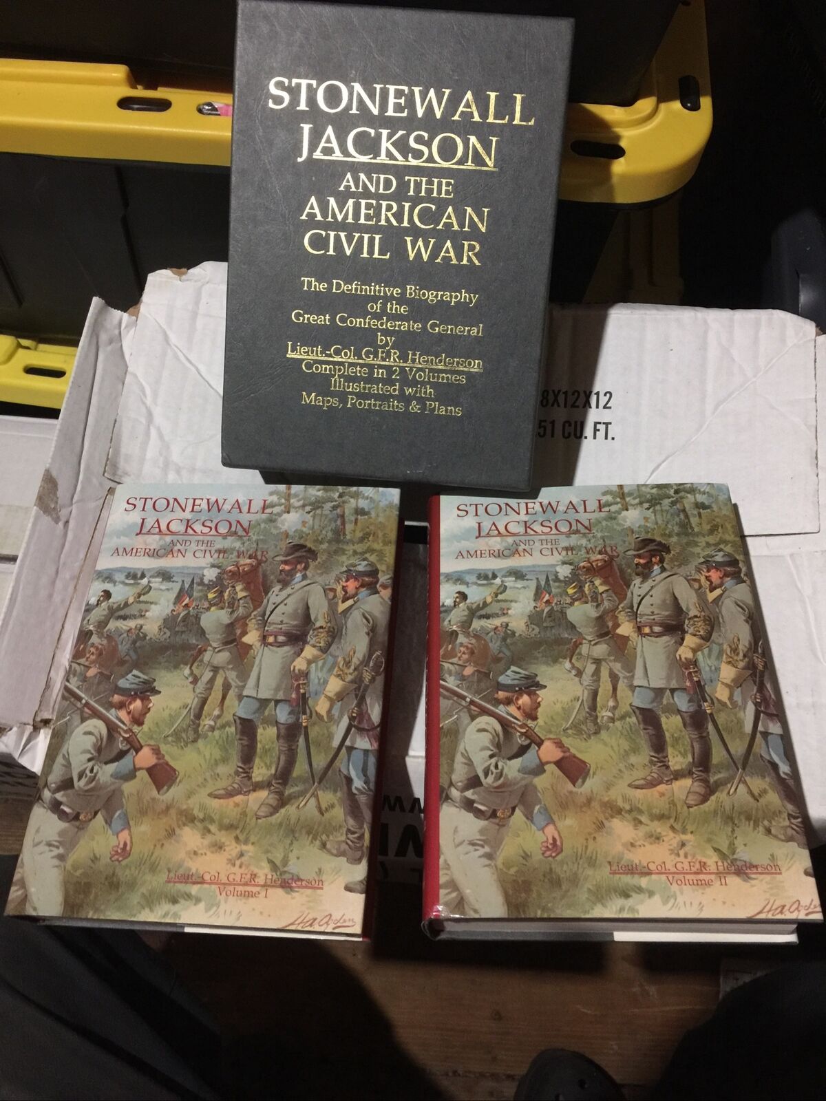 Great book Stonewall Jackson and the American Civil War-Nice 2-Volume Boxed Set