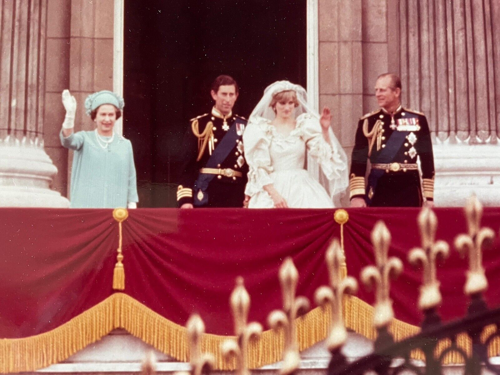 Prince Charles & Princess Diane of Wales Royal Wedding Photos Queen Elizabeth