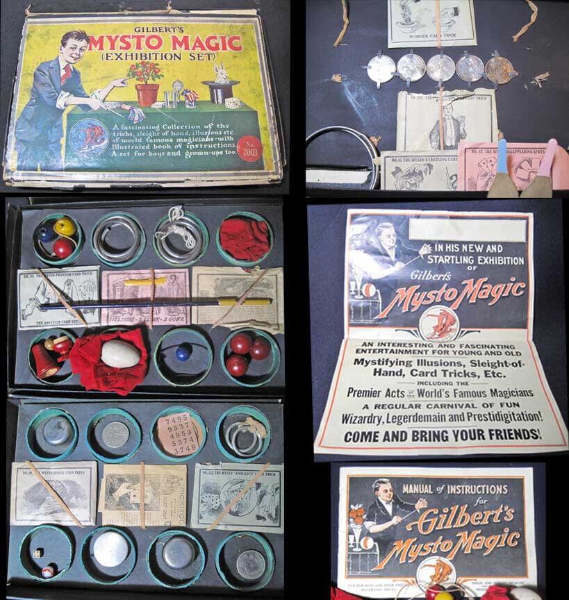 Mysto Magic Set #2003 with Booklet AND Poster  Rare set & Loaded 5 Mystic Coins