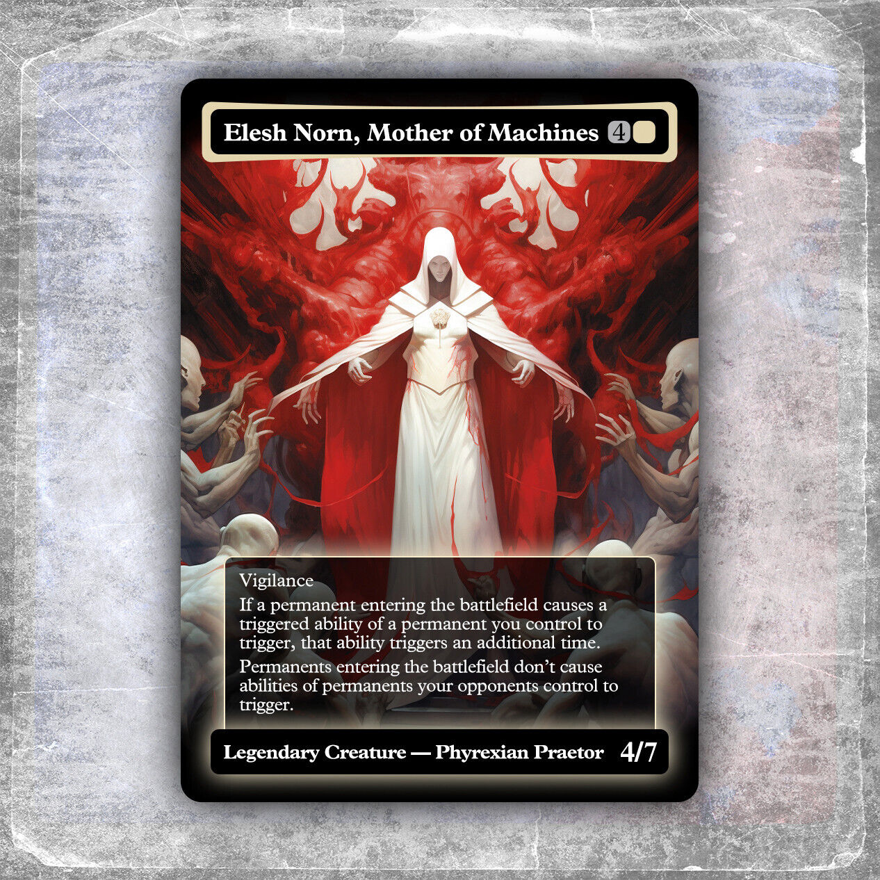 Elesh Norn, Mother of Machines #1 [Alternative Custom Art] Hyperion Card