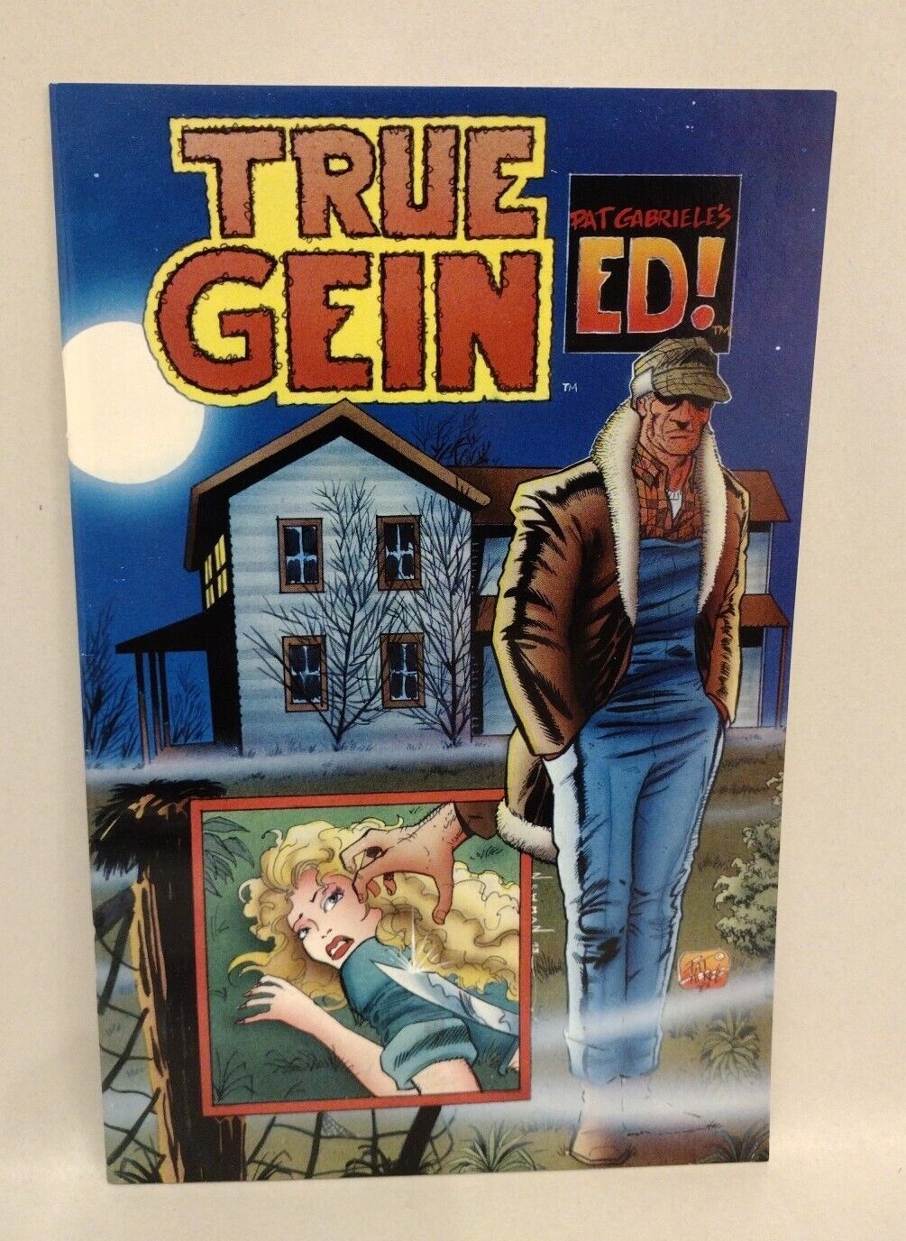 True Gein 1 Ed Gein Comic Boneyard Press 1st Print True Crime Indie