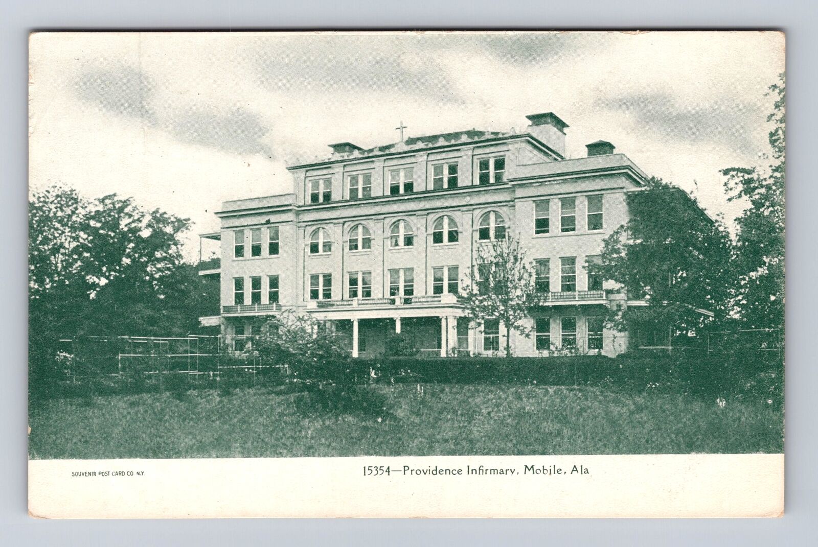 Mobile AL-Alabama, Providence Infirmary, Antique, Vintage Postcard