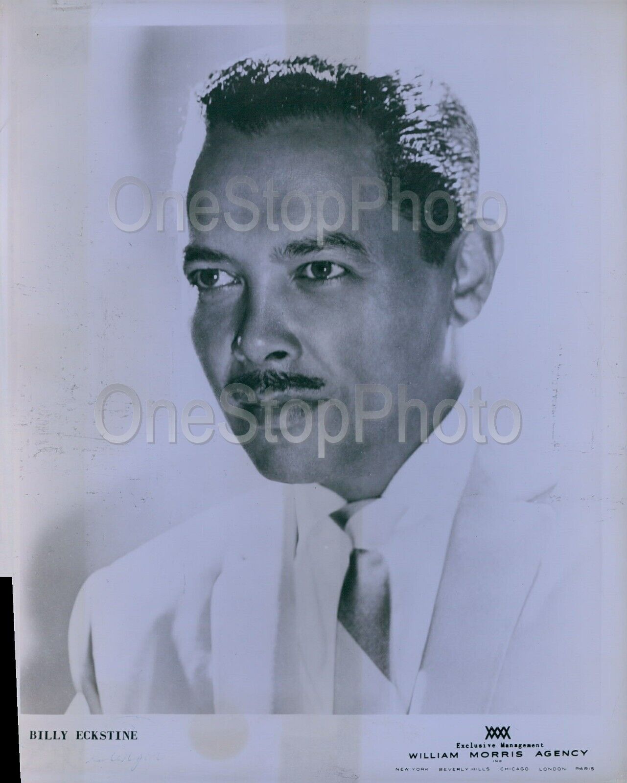 1957 Billy Eckstine legendary singer Press Photo