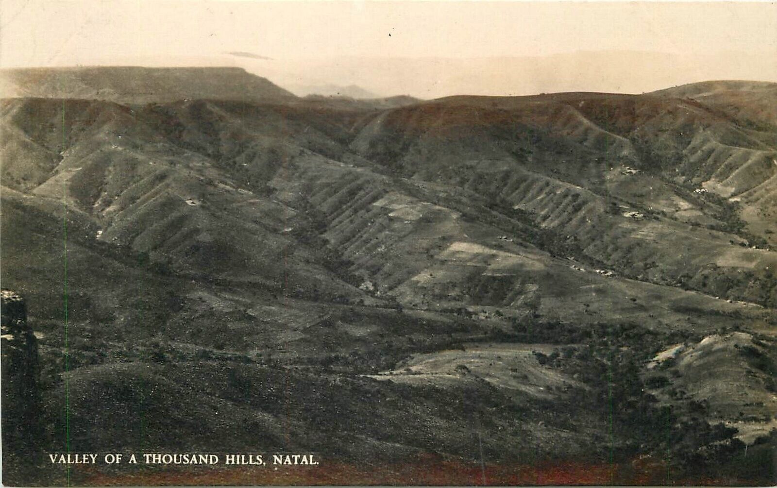 Postcard RPPC South Africa C-1910 Natal Valley of a Thousand Hills 23-2018