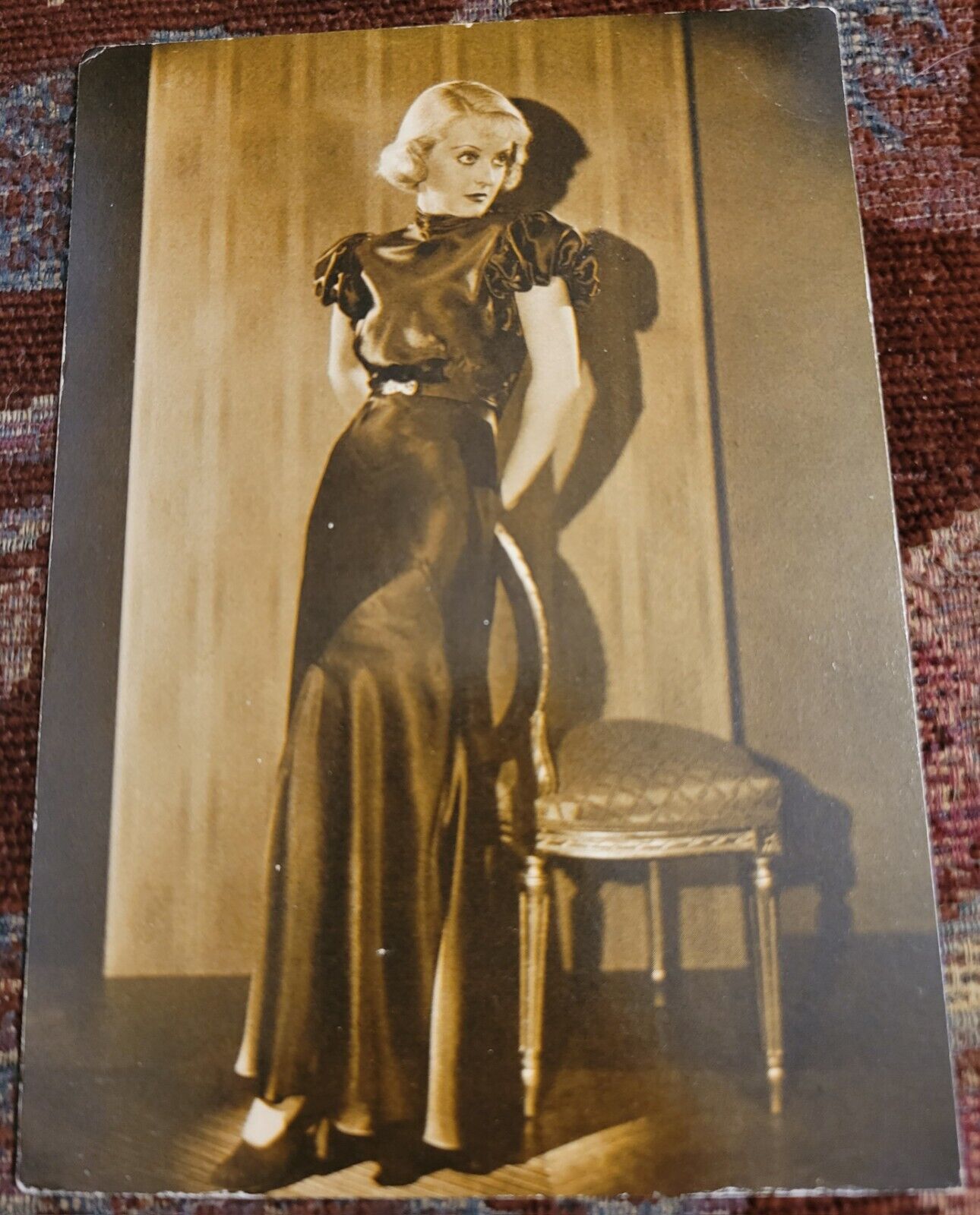 Vintage BETTE DAVIS Fotocard Ludlow  Sales N.Y. 