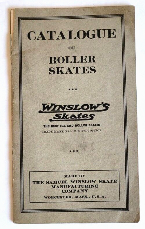Antique 1914 Winslow\'s Skates Catalogue Best Ice And Roller Advertising Vintage 