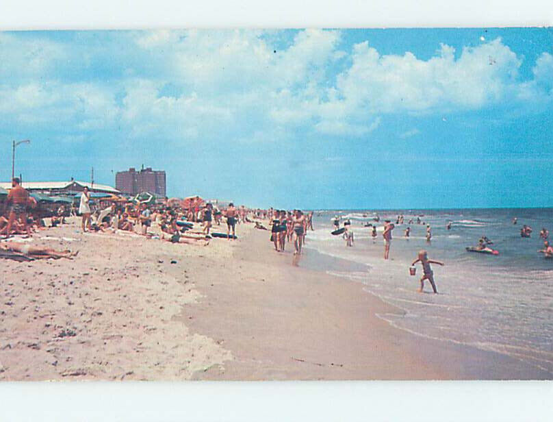 Pre-1980 BEACH SCENE Virginia Beach Virginia VA AE9124