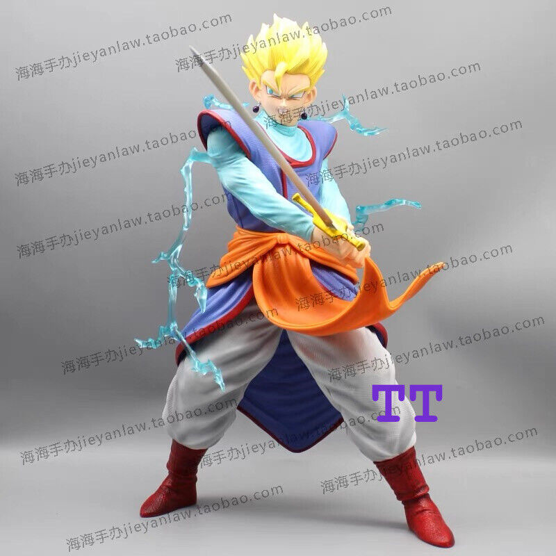 Dragon Ball Huge Super Saiyan Son Goku Muscle 16.5\'\' PVC Model Statue Toy