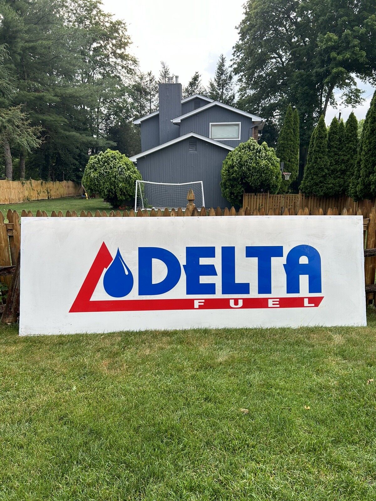Delta Fuel Gas Station Signs 12’x4’ (2 Of Them)