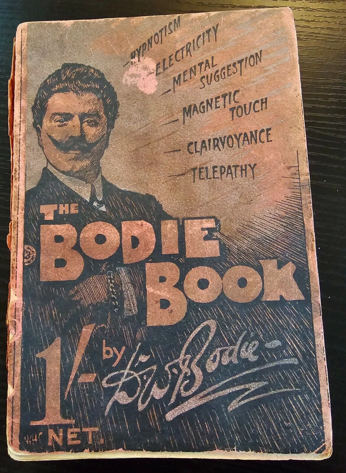 Walford Bodie 1907 The Bodie Book softcover hard to find magician hypnotist