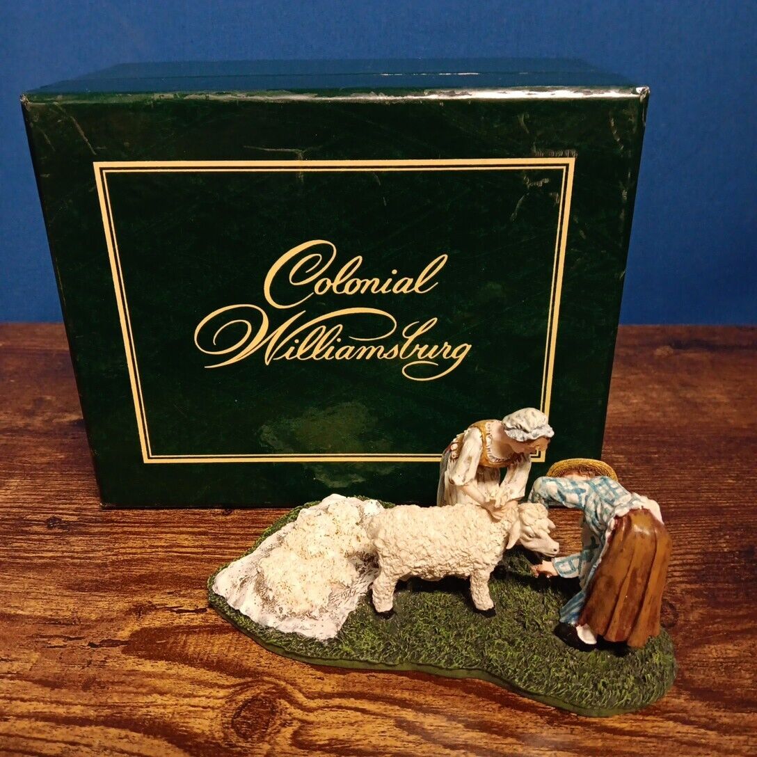Lang and Wise Colonial Williamsburg Shearing Sheep - 1997