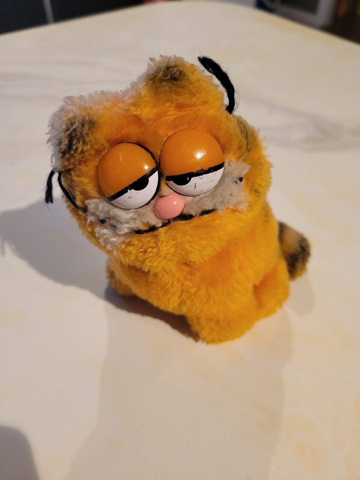 Vintage Dakin 1981 Garfield  Bean Bag Stuffed Animal Plush Toy 