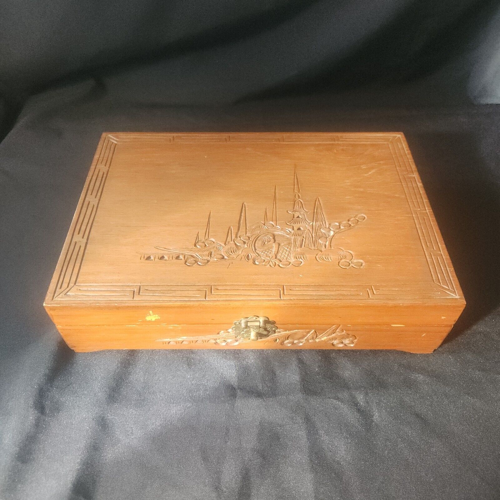 Handmade Wooden Jewelry Box 12\