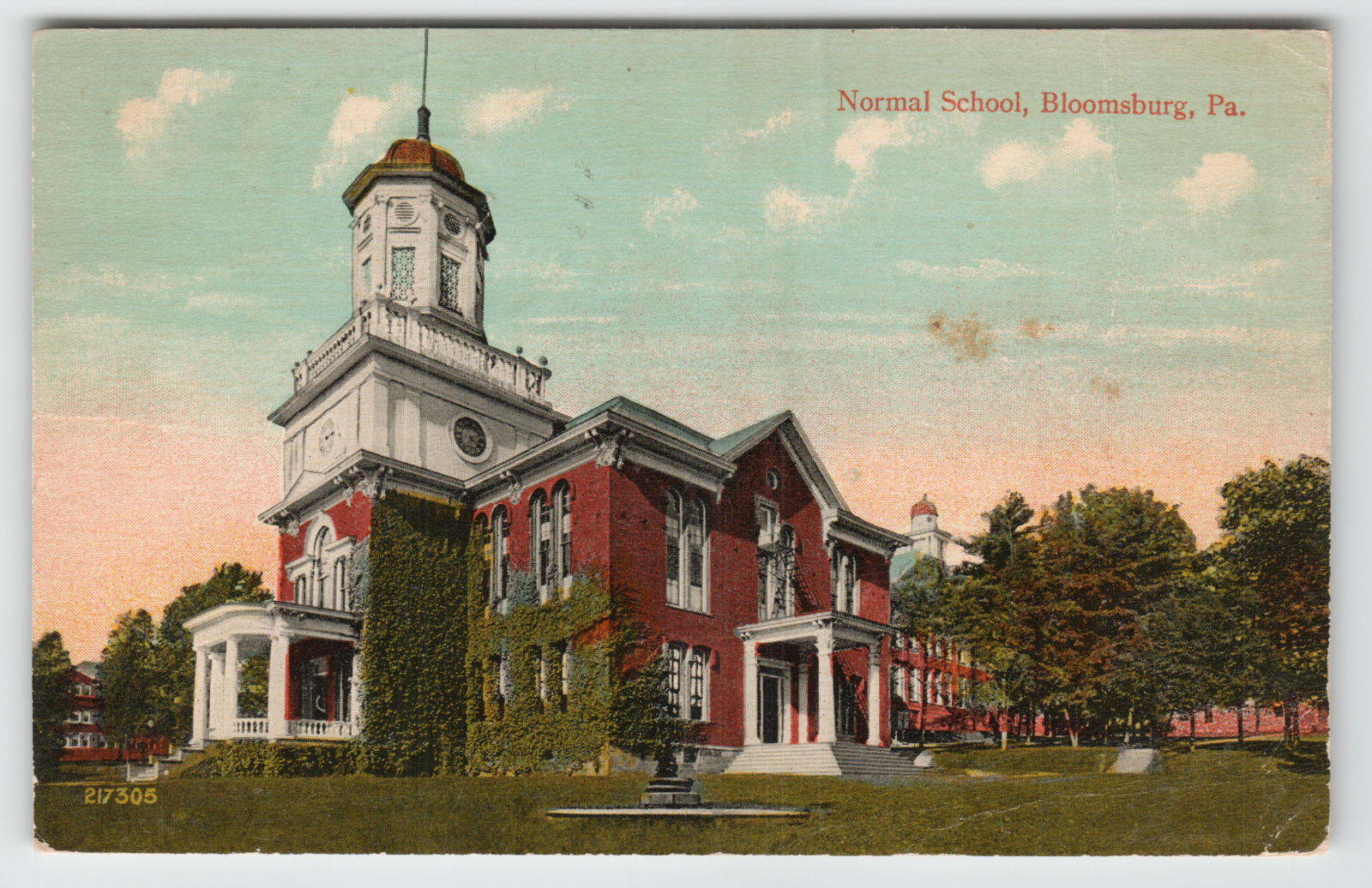Postcard State Normal School in Bloomsburg, PA