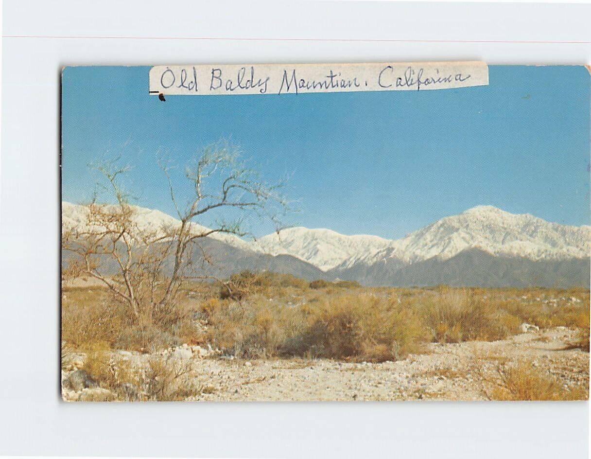 Postcard Old Baldy with Ontario Peak California USA
