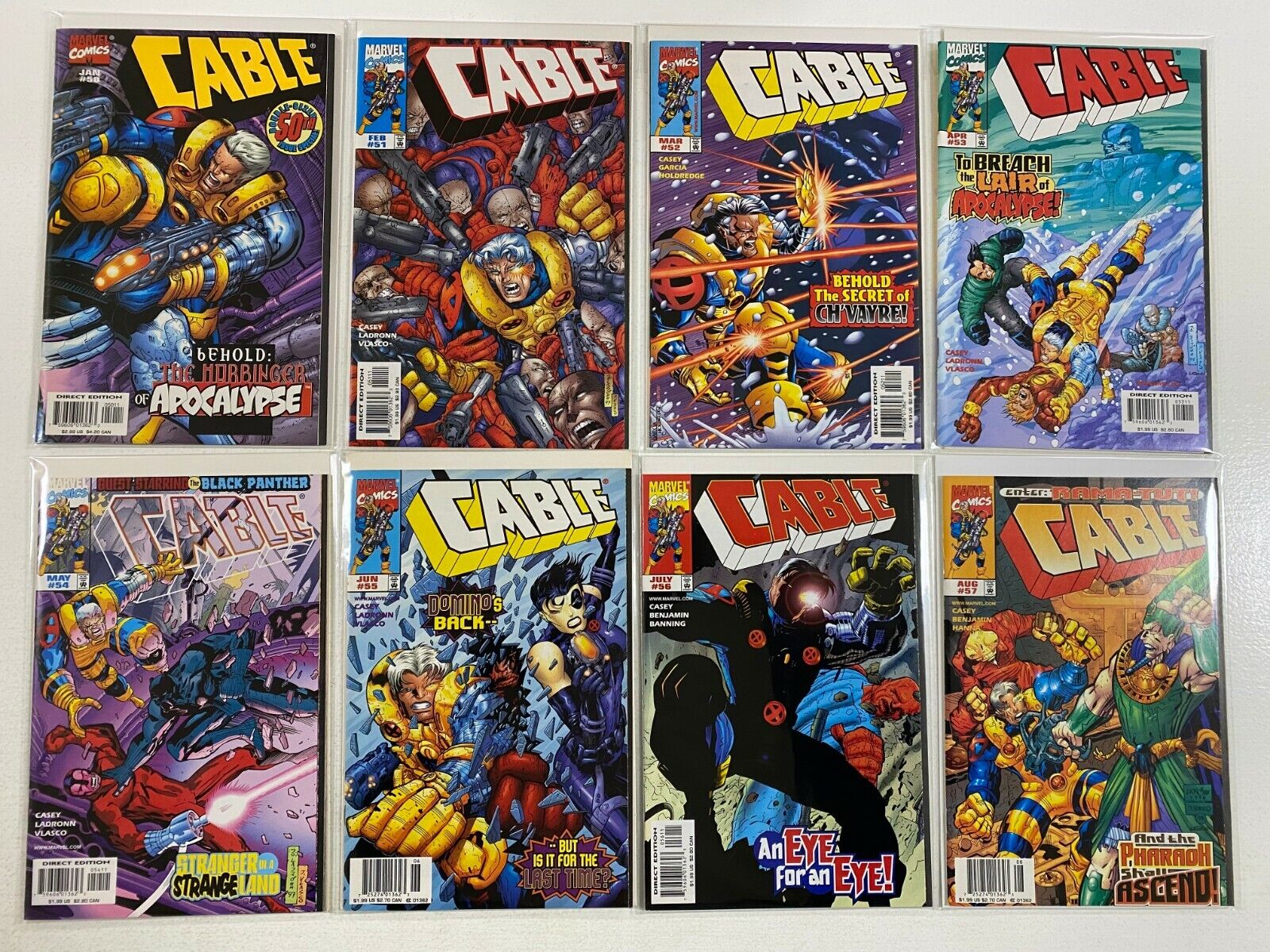 Cable lot 33 diff from:#50-106 8.0 VF (1998-2002)