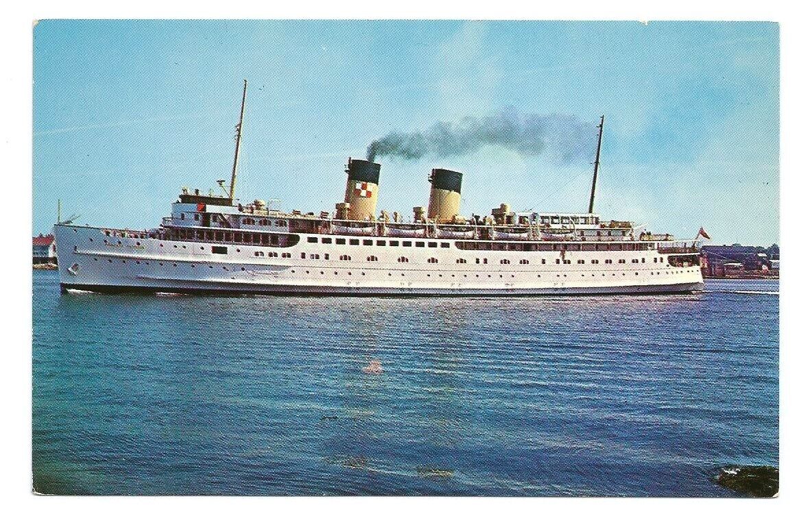 Ship Princess Patricia Postcard Vancouver Alaska