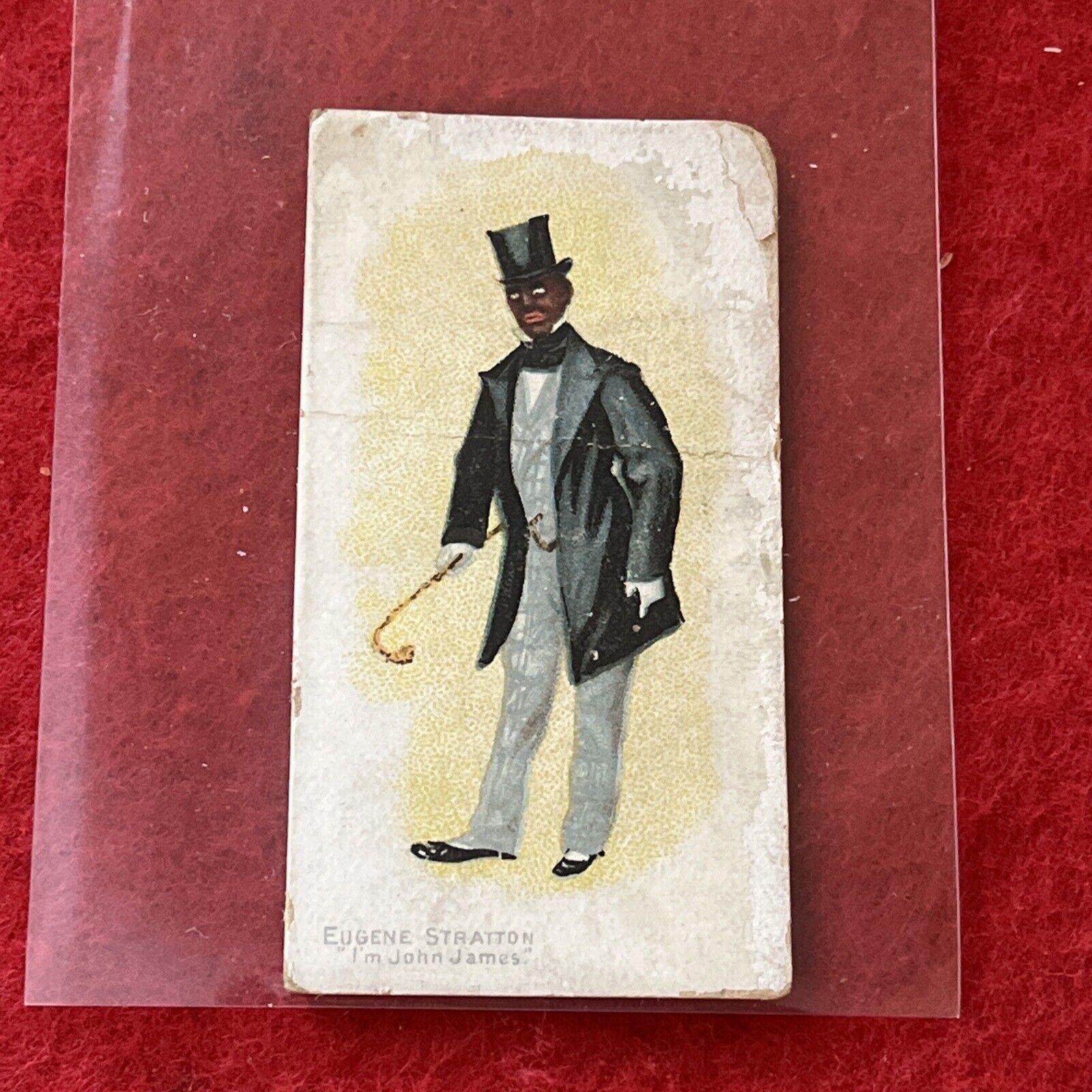 Rare Late 1800s Early 1900s Era EUGENE STRATTON Richmond Cavendish Tobacco Card