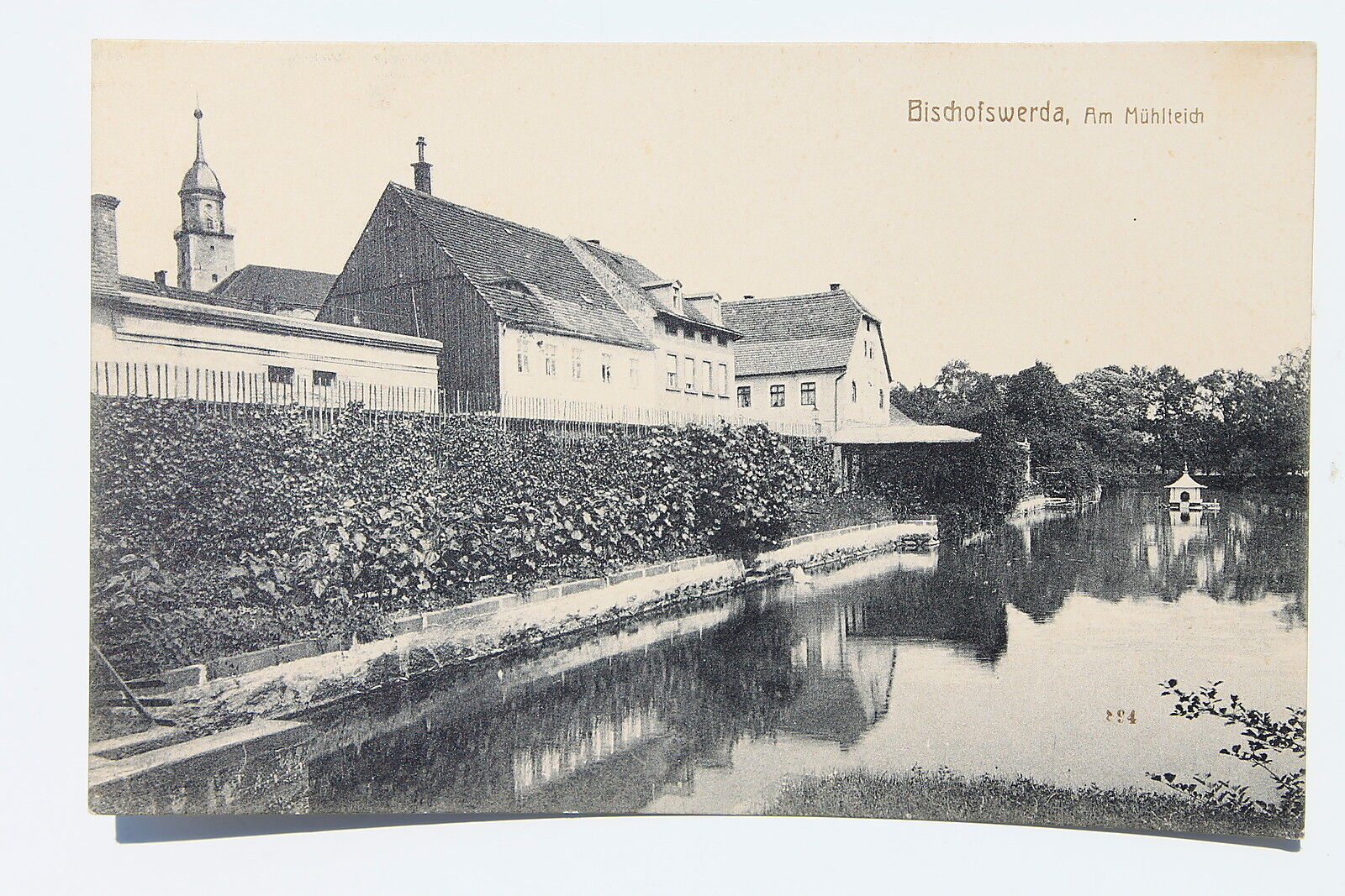 18660 Great Ak Bischofswerda Houses At Mühlteich 1817