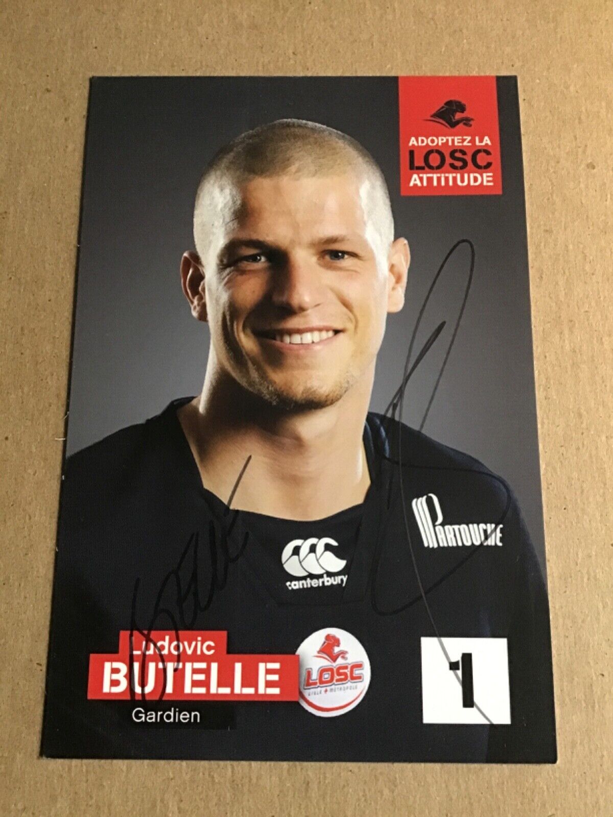 Ludovic Butelle, France 🇫🇷 Lille OSC 2009/10 hand signed