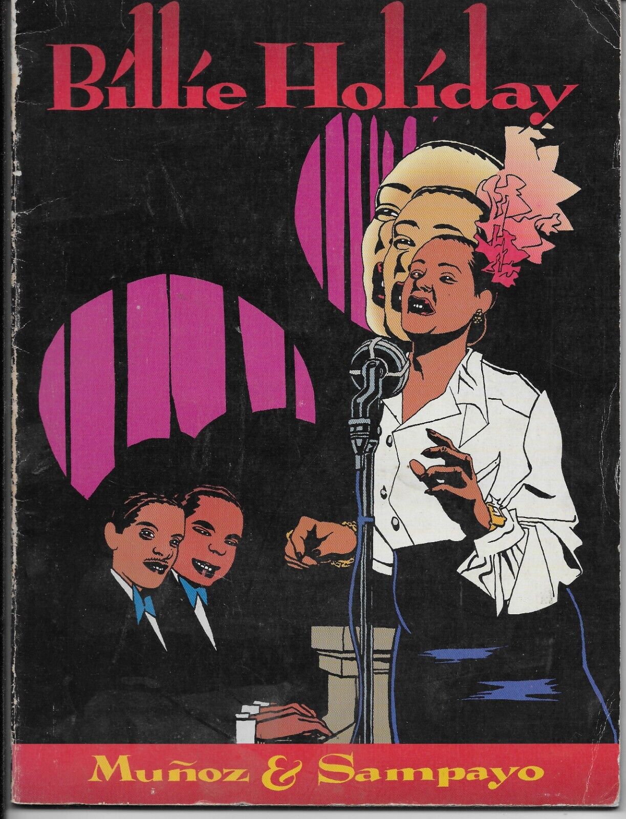 Rare Billie Holiday Tragic Jazz Singer Graphic Bio Novel by Munos & Sampayo