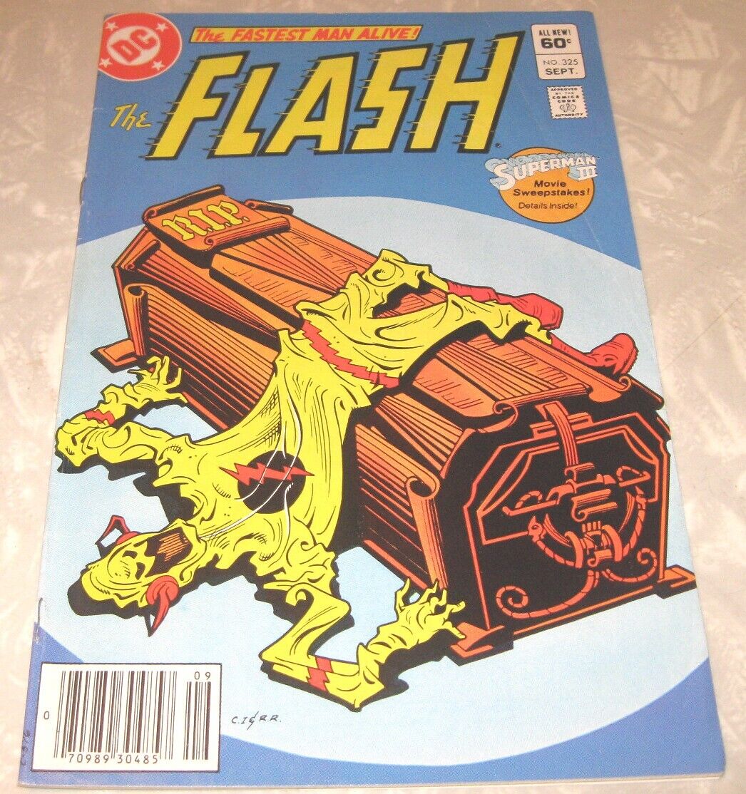 The FLASH #325 (Sept 1983) Good+ Condition Comic - Death of Reverse Flash
