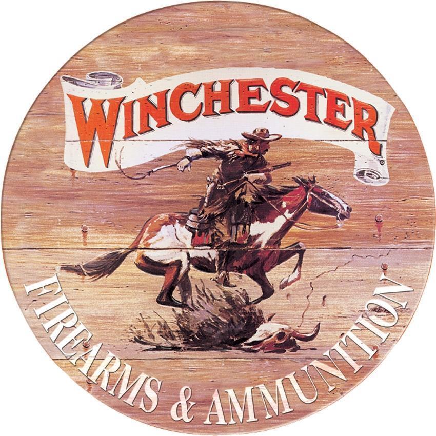 Winchester Express Round Tin Sign 0975