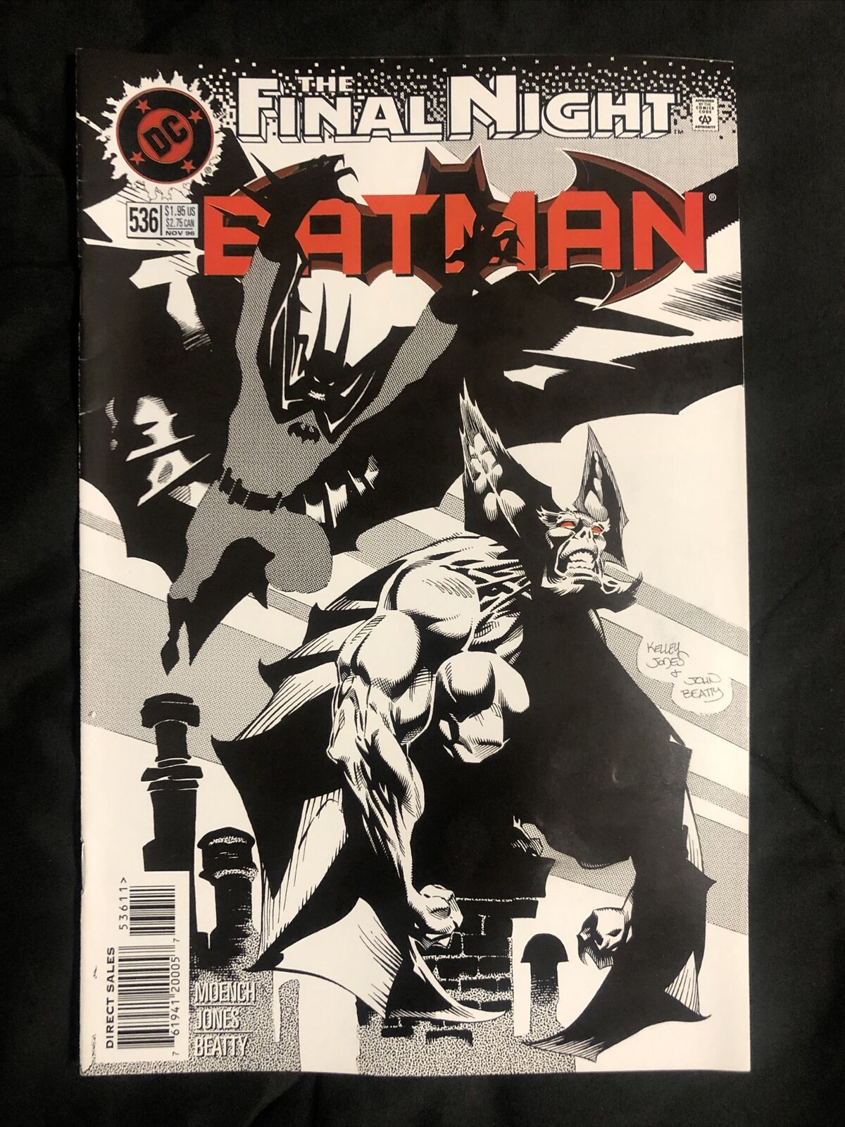 BATMAN #536 The Final Night DC Comics November 1996 Excellent Condition