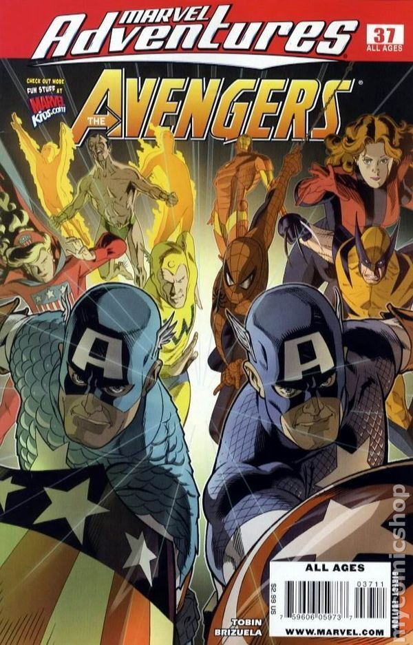 Marvel Adventures Avengers #37 FN 2009 Stock Image