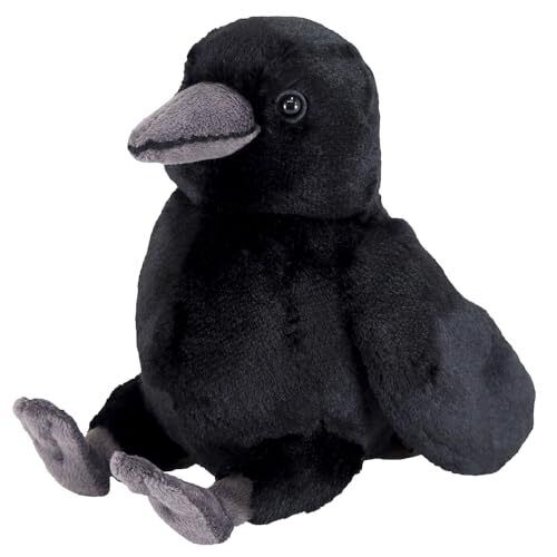 Sunlemon Fluffy\'s Crow S 12 x 20 x 15 cm Stuffed Toy Bird Crow Animal P-...