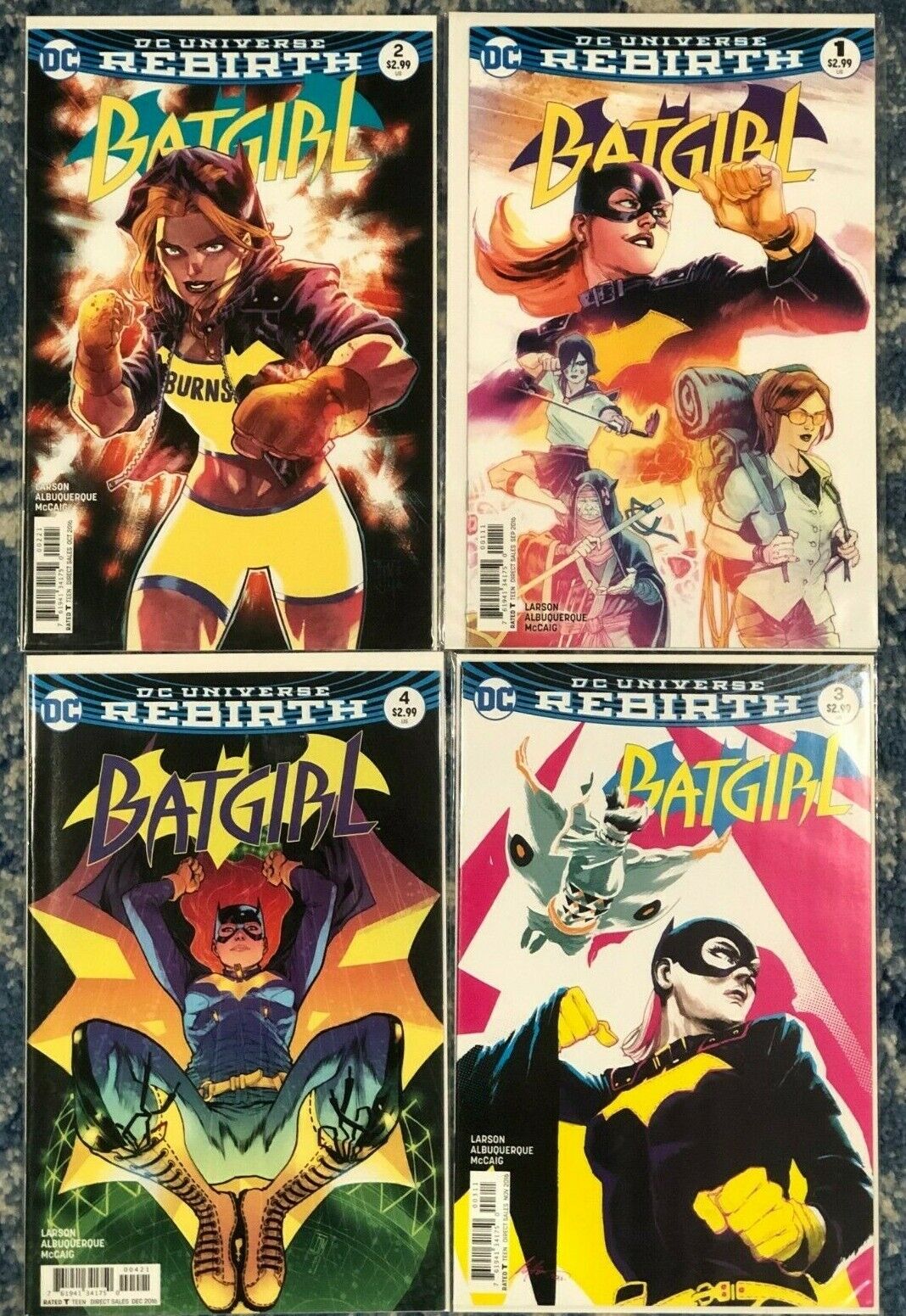 BATGIRL #1-4 DC UNIVERSE 2016 Comics Rebirth Modern Age Comic Book
