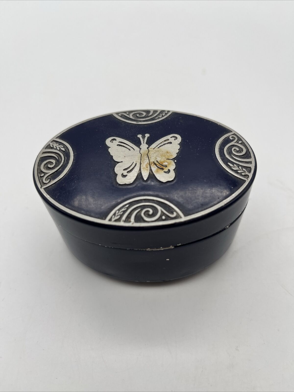 VTG Art Deco Lucretia Vanderbilt Vanity Powder/Jewelry/Trinket Box