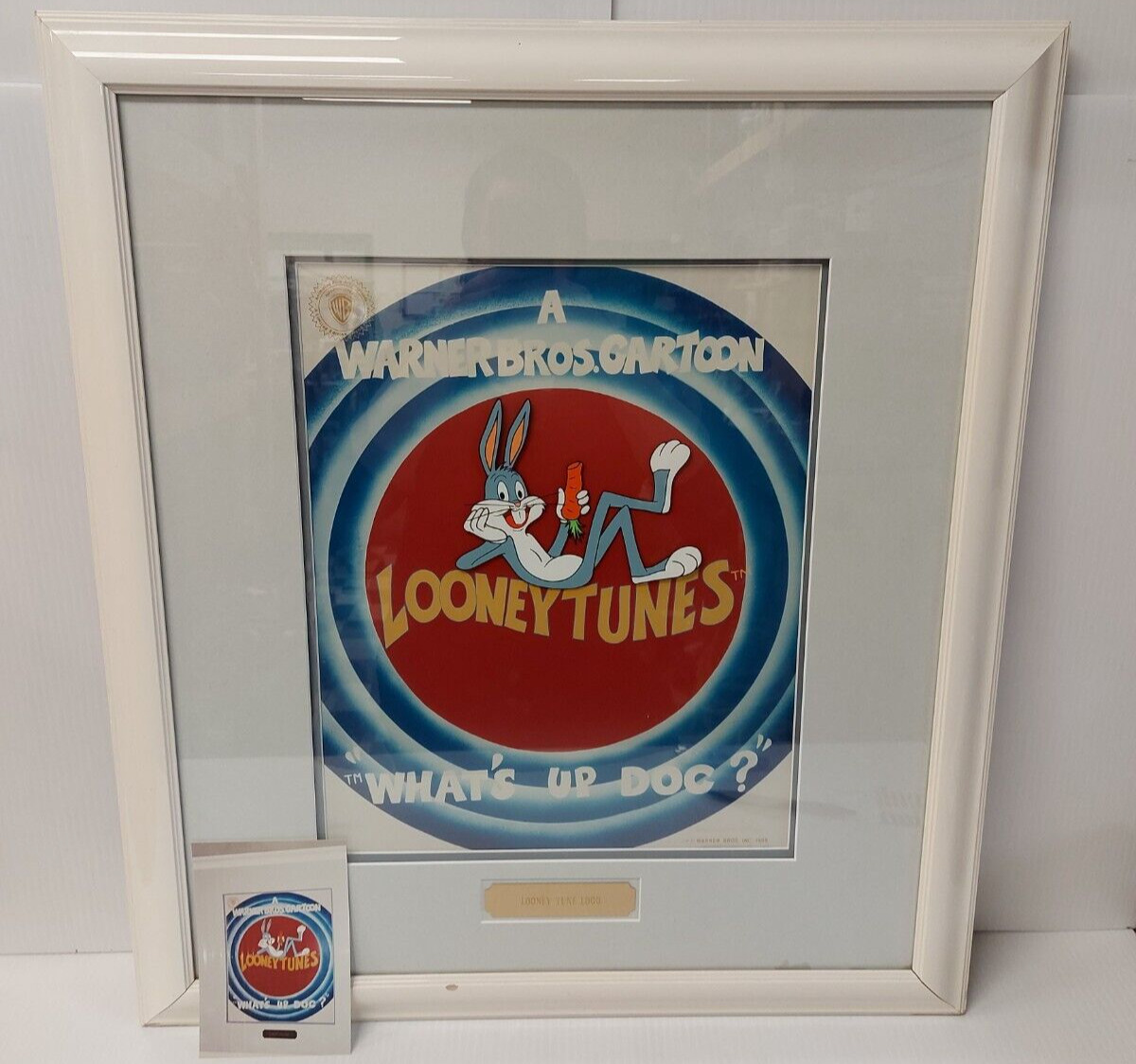 (NI-20899) Warner Bros. Looney Tunes Hand Painted 1989 Logo Art