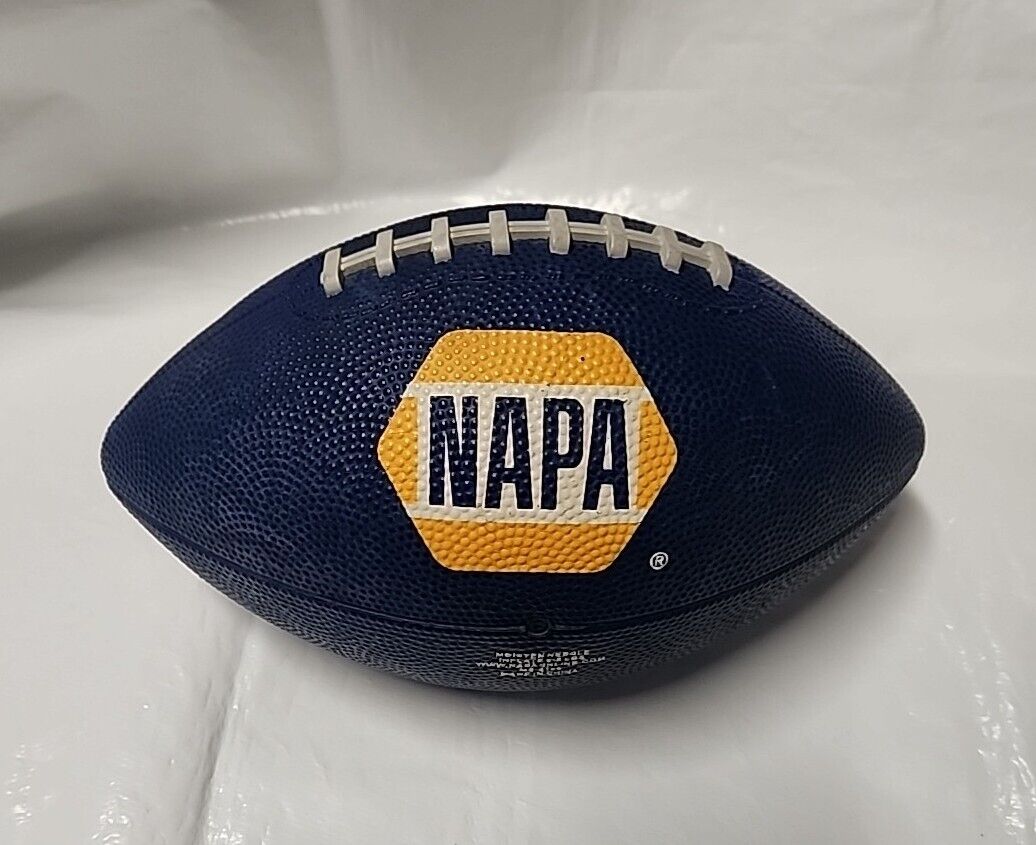 Textured Napa Auto Parts Classic Football Promotional Blue and Yellow Ball