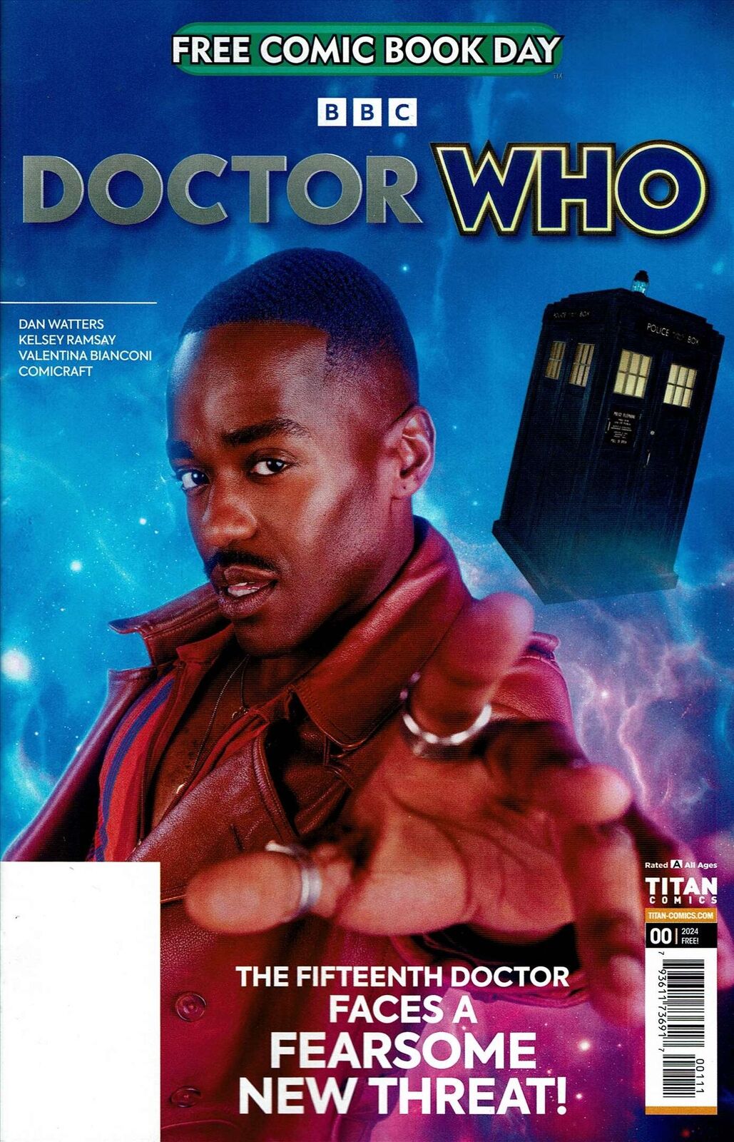 Doctor Who (Titan) FCBD #2024 VF/NM; Titan | Fifteenth Doctor - we combine shipp