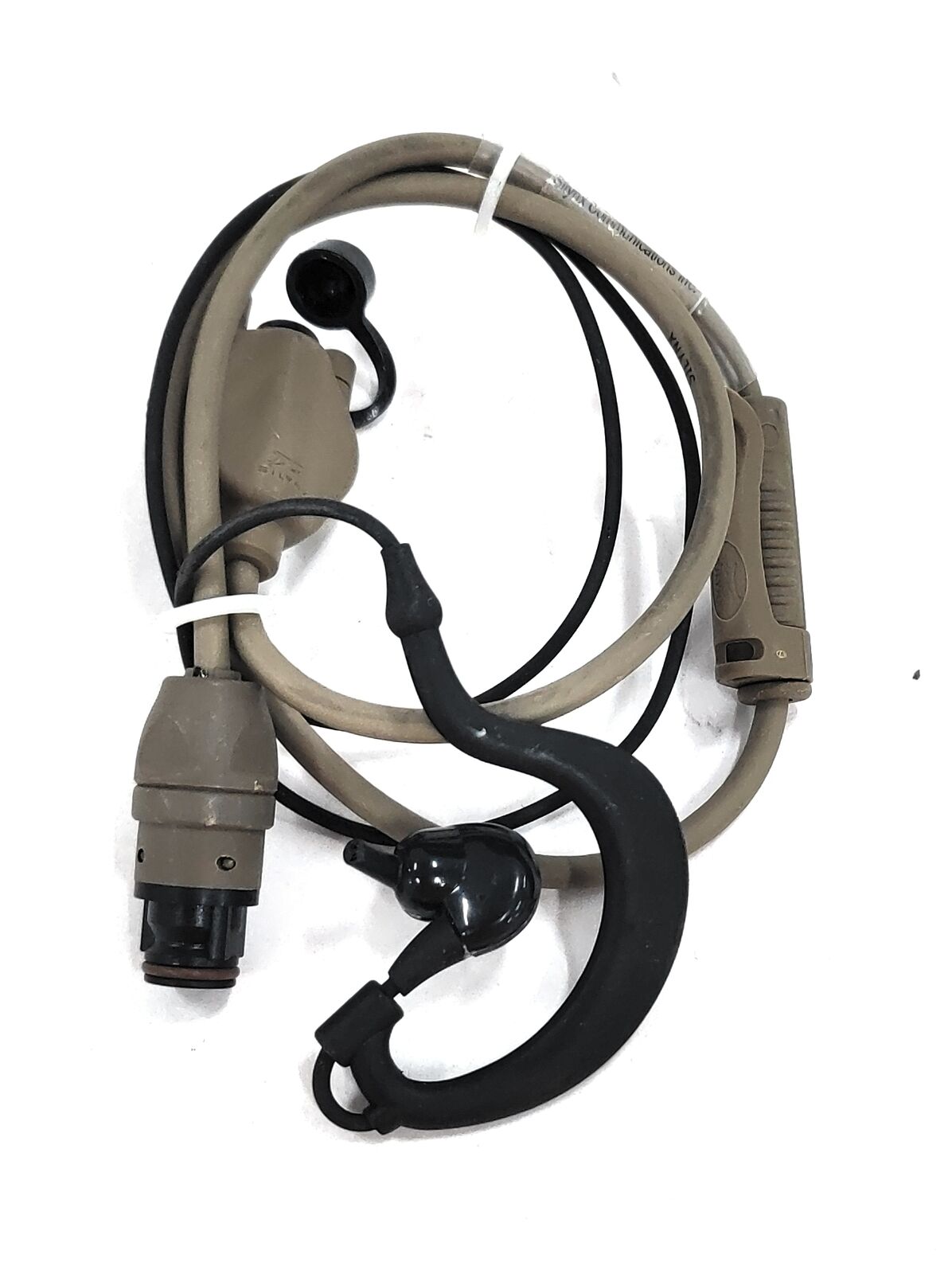 Silynx Clarus Single Headset Quick Disconnect Connector, Tan HS0013-DT