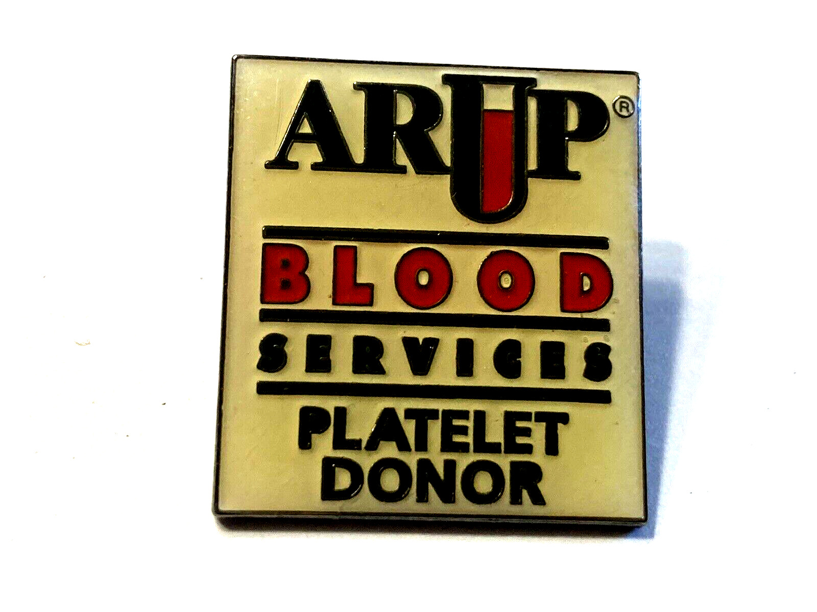 ARUP Blood Services Platelet Donor Lapel Pin