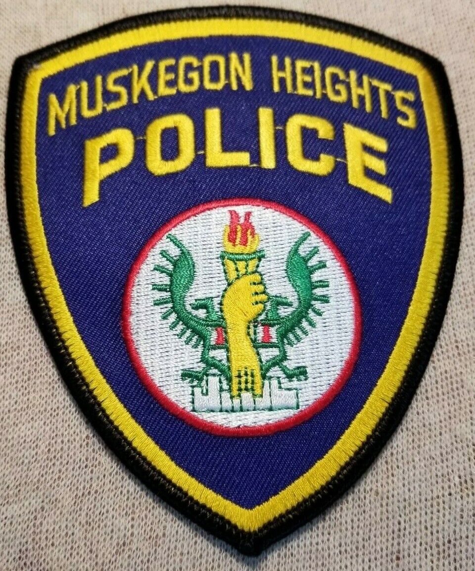 MI Muskegon Heights Michigan Police Patch