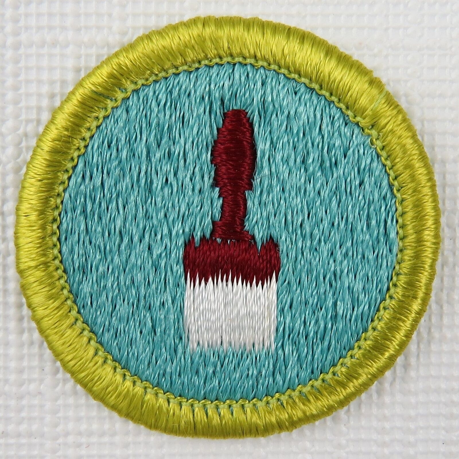 Painting Current Plastic Back Merit Badge [MB-154]