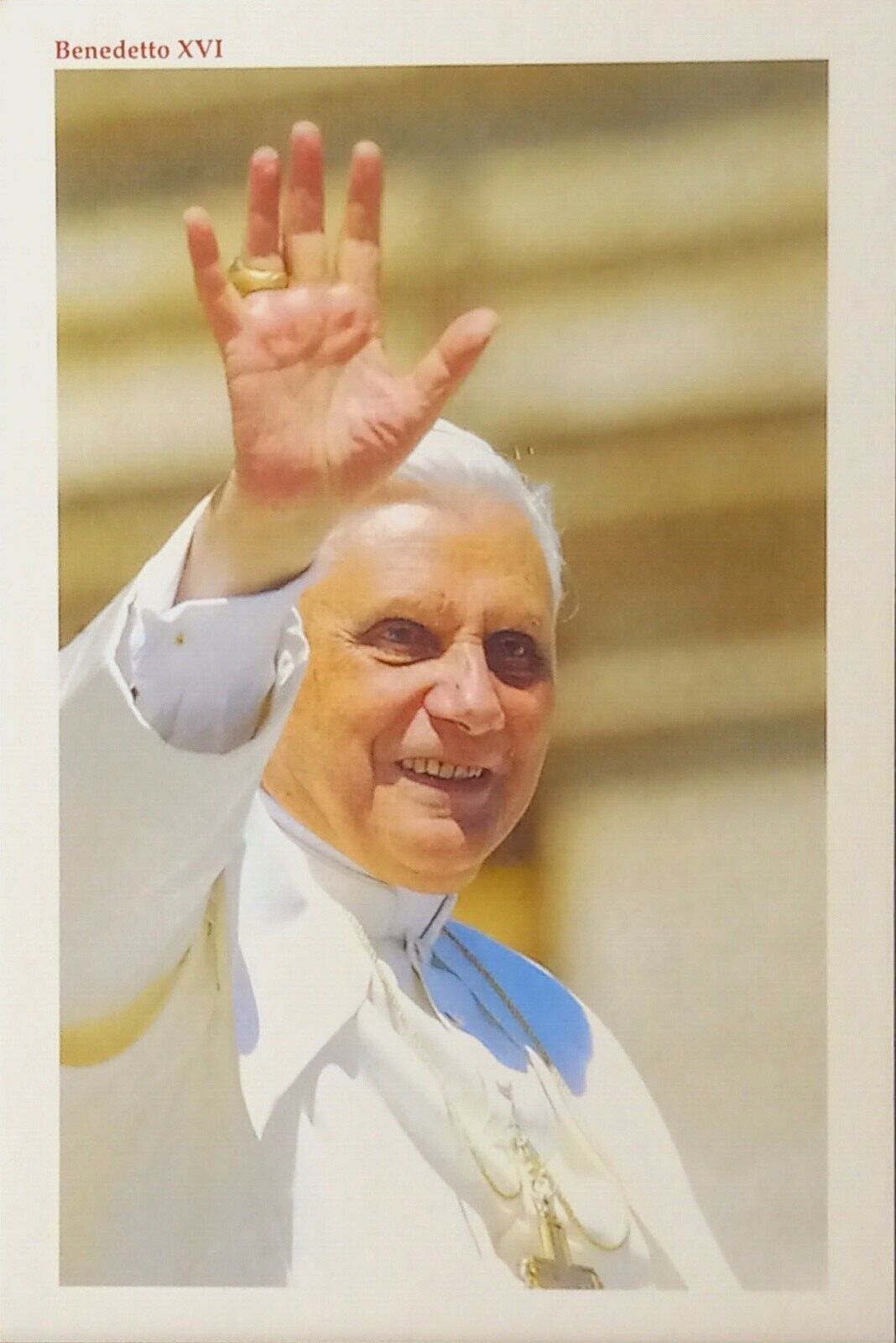 Postcard Pope Sua Santita Benedetto XVI 