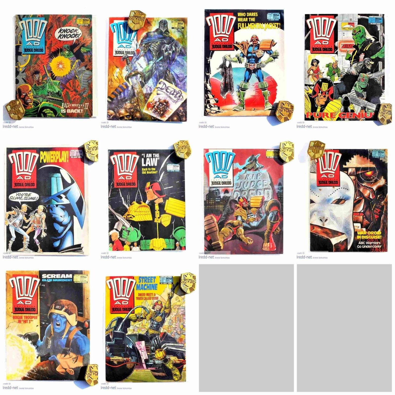 2000AD Prog 571-580 1st L e Kirby Summer Magic All 10 Comics 1988 a good gift UK