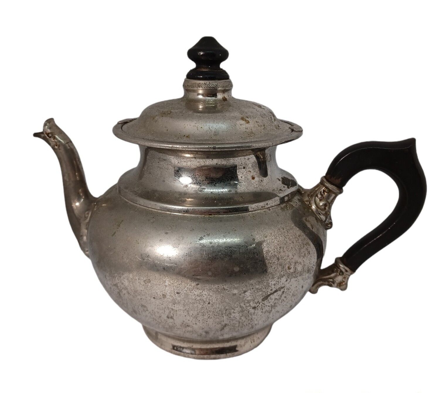 Manning Quality Bowman Antique 1910 Conn Tea Pot Kettle 