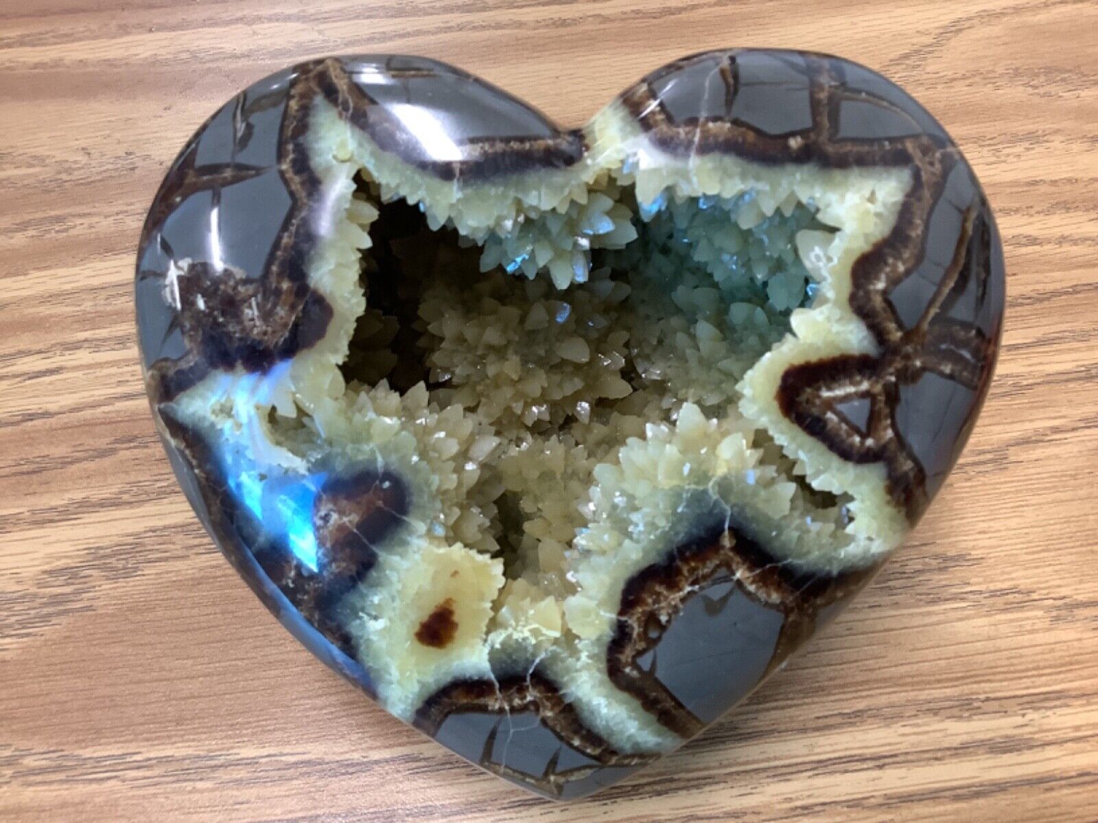 Hollow Septarian 3D Heart (Mother's Day Gift)
