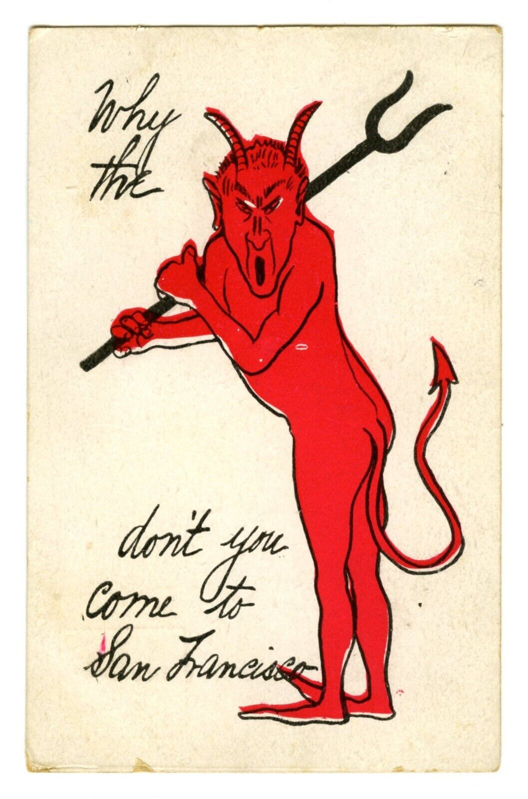c.1901-07 DEVIL GREETINGS \