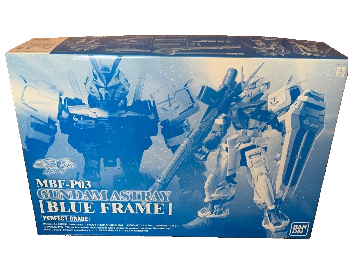 Premium Bandai PG 1/60 MBF-P03 Gundam Astray Blue Frame Plastic Model New