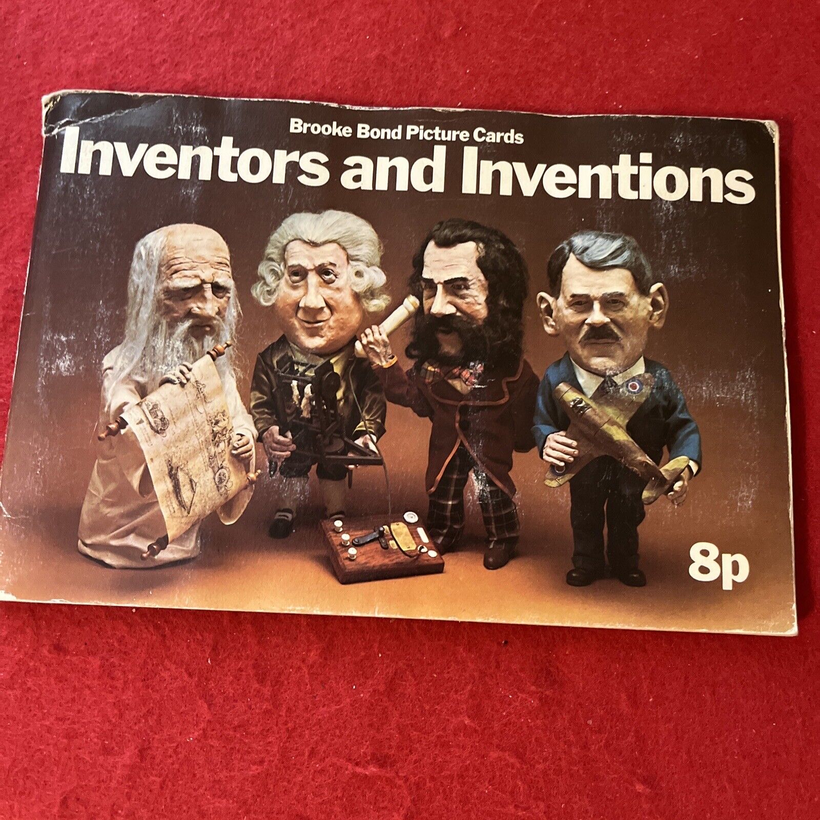 1975 Brooke Bond Tea “Inventors & Inventions” Tobacco Era Card Album w/ 50 Cards