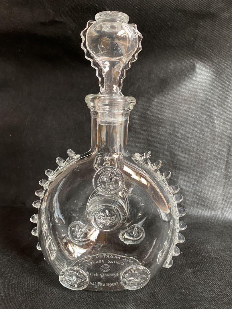 Empty REMY MARTIN LOUIS XIII COGNAC BACCARAT CRYSTAL DECANTER BOTTLE EMPTY