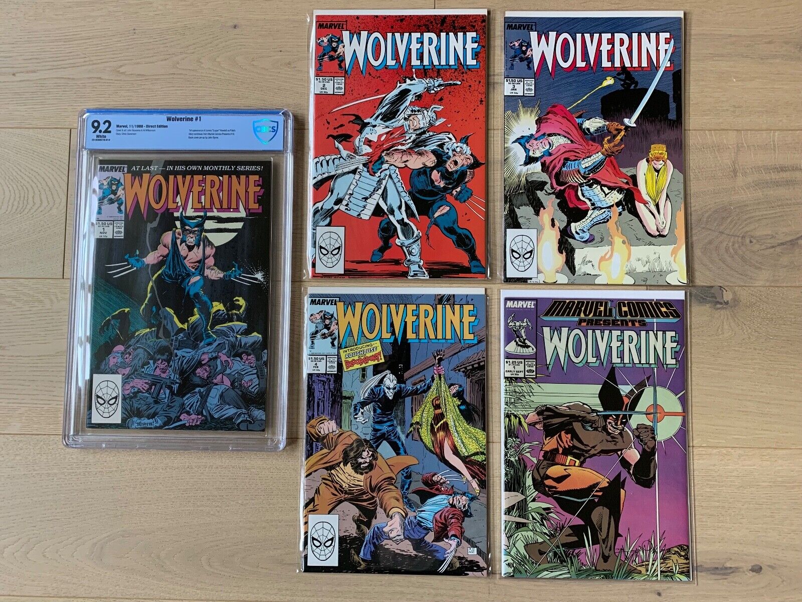 Wolverine #1 (First Marvel Ongoing Series) - 1988 comic lot #1-4+